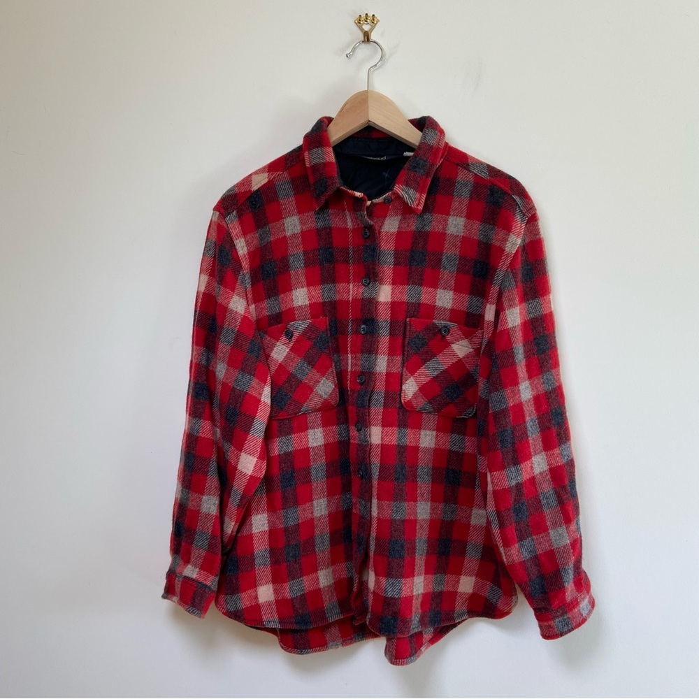 Woolrich Vintage Made in USA Wool Shirt Jacket Small